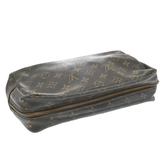 LOUIS VUITTON Trousse Toilette 28 Clutch Hand Bag Monogram Brown M47522 05EF165( - Picture 5 of 16